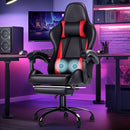 Advwin Gaming Chair w/ Massage Lumbar Cushion