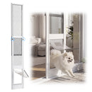 Advwin Aluminum Pet Door for Sliding Door Medium Size