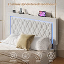Advwin LED Bed Frame with Drawers and Charging