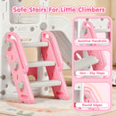 Advwin 6 in 1 L-Shaped Toddler Slide Indoor Baby Slide