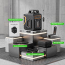 Advwin 12 Line Green Laser Level 360° Self-Leveling