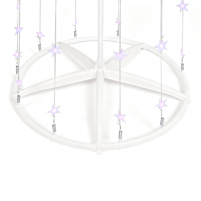 Advwin 204cm Christmas Cone Tree Lights with LED Lights