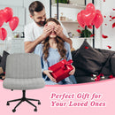 Advwin Armless Cross-Legged Ergonomic Office Chair