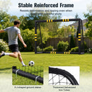 Advwin 3m × 2m Soccer Goal w/ Foam Safety Padding