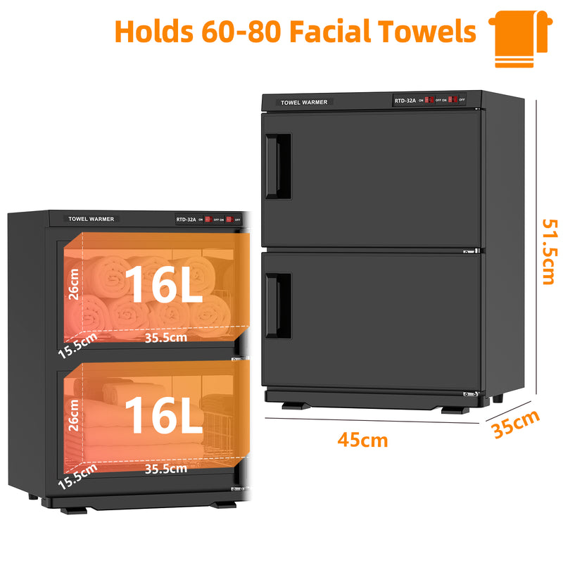 Advwin Electric Warmer Towel Cabinet 32L