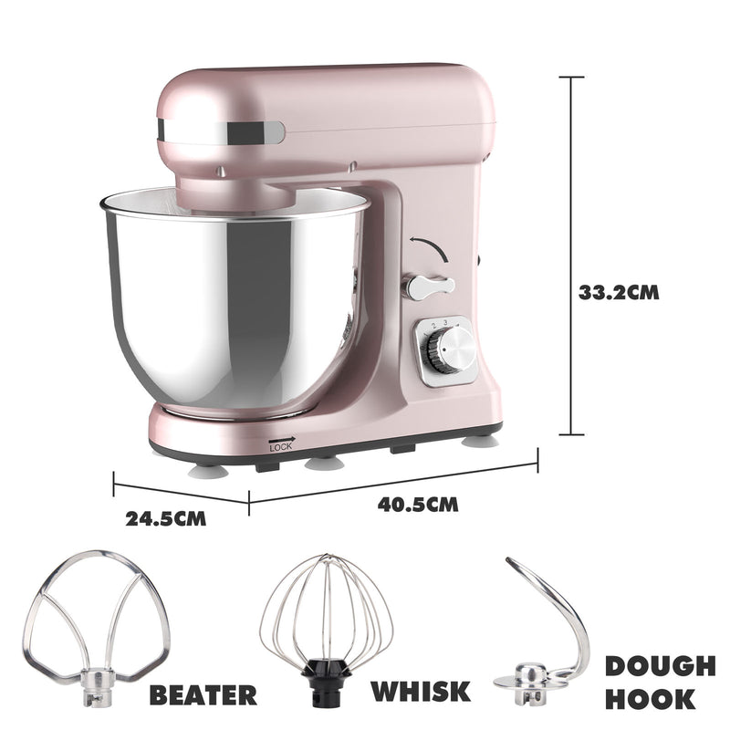 Advwin 6.5L 1400W Stand Mixer Pink