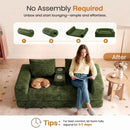 Advwin Folding Sofa Bed 2 in 1 Convertible Floor Sofa (Pre-Order)