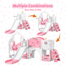 Advwin 10-in-1 Kids Slide Swing Set Indoor & Outdoor Playset
