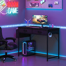 Advwin 100cm Small Desk with 2 Drawers