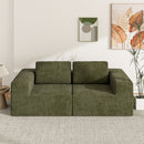 Advwin 190cm Loveseat Sofa Green