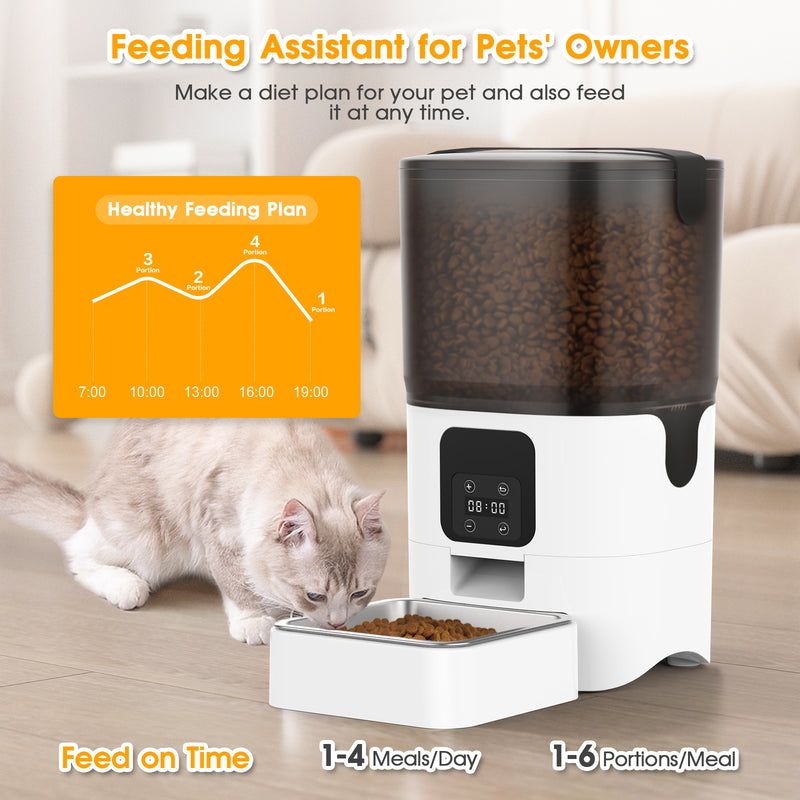 Advwin Automatic Cat Feeder & Pet Water Fountain