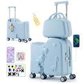 Advwin Kids 20" Ride On Suitcase w/ 12" Travel Bag