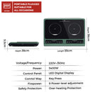Advwin Double Induction Cooktop with 8 Power Level