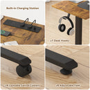 Advwin L Shaped Electric Standing Desk Charging Station
