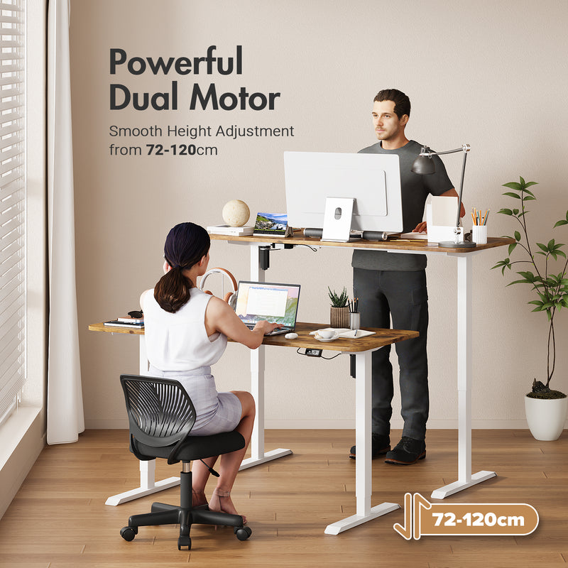 Advwin Electric Adjustable Height Standing Desk 120cm