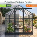 Advwin Walk-in Greenhouse w/ Sliding Door 2.52x1.9x1.84m