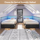 Advwin Single Corner Bed Frame with RGB LED