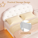 Advwin LED Floating Bed Frame w/ Adjustable Headboard Double