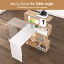 Advwin 180° Rotating Computer Desk