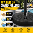 Advwin Patio Umbrella Base Fits 38/48mm Poles
