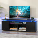 Advwin 140cm LED Entertainment Center TV Stand