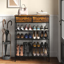 Advwin Shoe Rack Shoe Storage Organizer with 2 Drawers