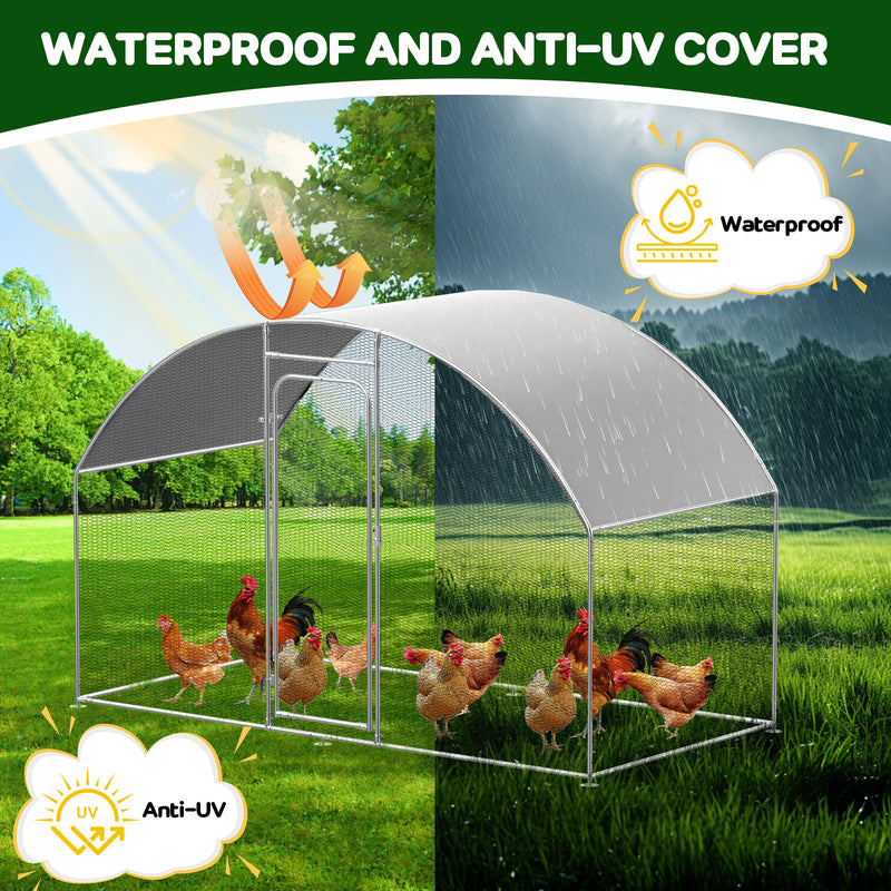 Advwin Outdooe Metal Chicken Coop