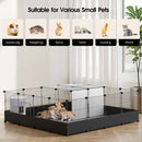 Advwin Small Animal Playpen with Doors & Waterproof Mat