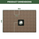 Advwin Shade Cloth Mesh Sunshade Sail