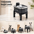 Advwin 9L Wireless Pet Water Fountain with Adjustable Heights