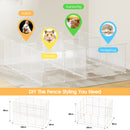 Advwin DIY Small Pet Playpen 24 Panels