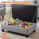 Advwin Small Dog Sofa with Storage & Removable Cushion