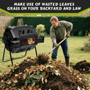 Advwin Garden Composting Bin Dual Chamber 160L