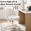 Advwin Teddy Fleece Vanity Chair 360° Swivel