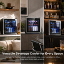 Advwin 46L Digital Mini Beverage Cooler w/ Interior Light
