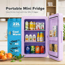 Advwin 22L AC/DC Portable Fridge Mini Refrigerator