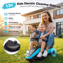 Advwin 12V Kids Ride on Cleaner Car for Kids Ages 3+