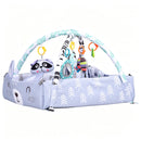 Advwin 8-in-1 Baby Gym Play Mat w/ Ball Pit & Sensory Toys
