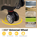 Advwin 20"+14" Hardshell Luggage Set with Silent Wheels