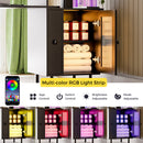 Advwin Manicure Table Dust with Dust Collector LED Light