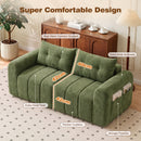 Advwin 2 Seater Modular Sofa w/ Chenille Fabric 170cm