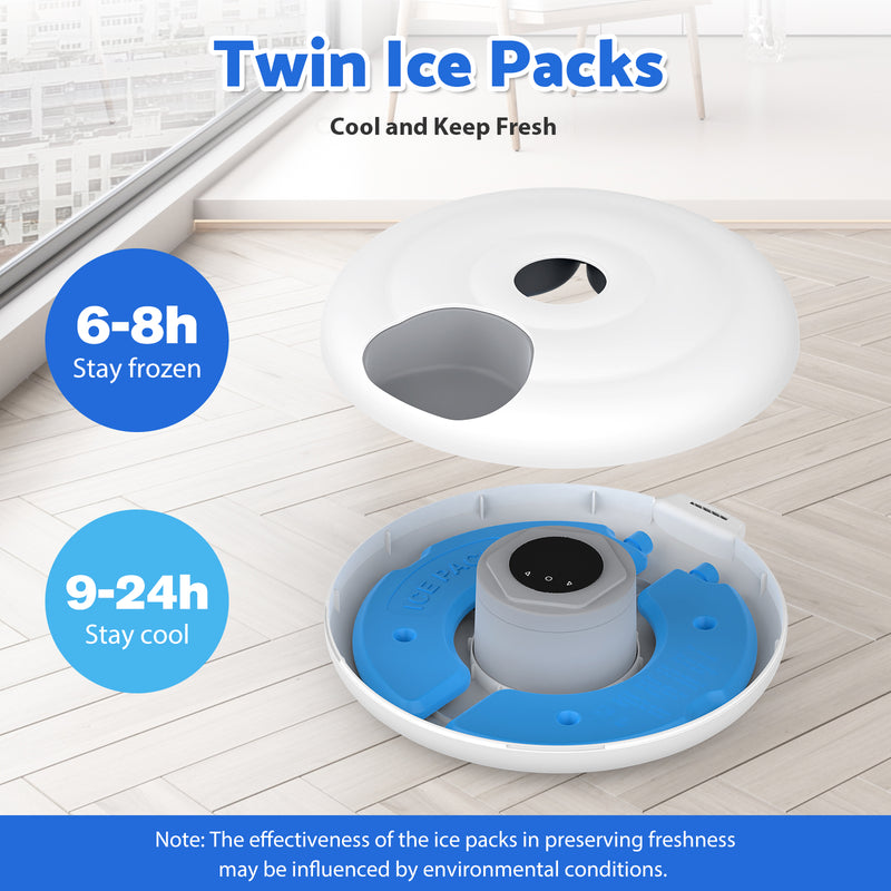 Advwin Smart Automatic Pet Feeder for Wet and Dry Food