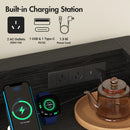 Advwin Chest of 9 Drawers Storage Cabinet with Open Shelf