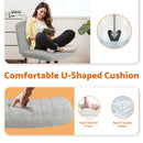 Advwin Armless Criss-Cross Office Chair No Wheel