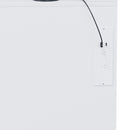 Advwin Dressing Table Set w/ Glass Desktop LED Light