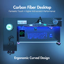 Advwin L Shaped Gaming Desk with LED Lights (Pre-Order)