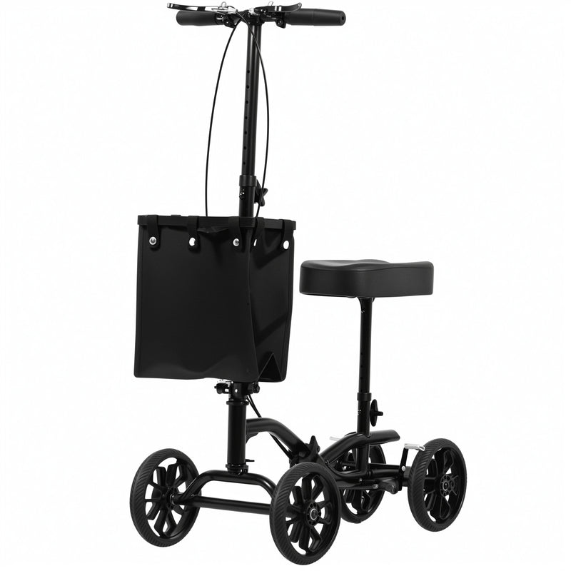 Advwin Knee Walker Scooter with 10" Rubber Tires