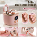 Advwin 3-in-1 Electric Nail Clipper with LED Light