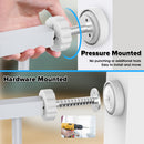 Advwin 180cm Extra Tall Pet Safety Gate with Small Cat Door