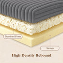 Advwin 2-in-1 Convertible Wide-Wale Corduroy Sofa Bed
